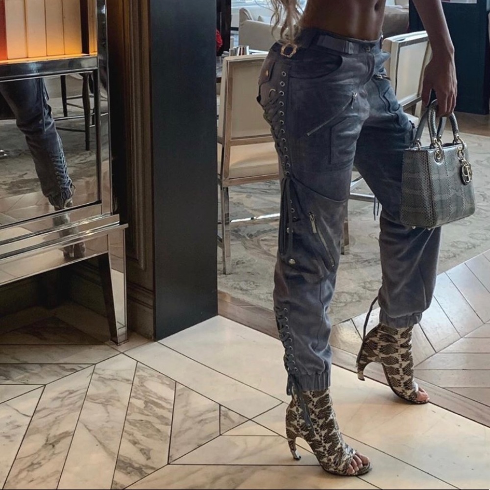 Dior Suede Lace Up corset pants
FR36 US4/S